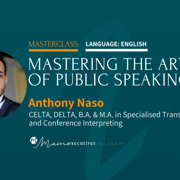 Masterclass Public Speaking