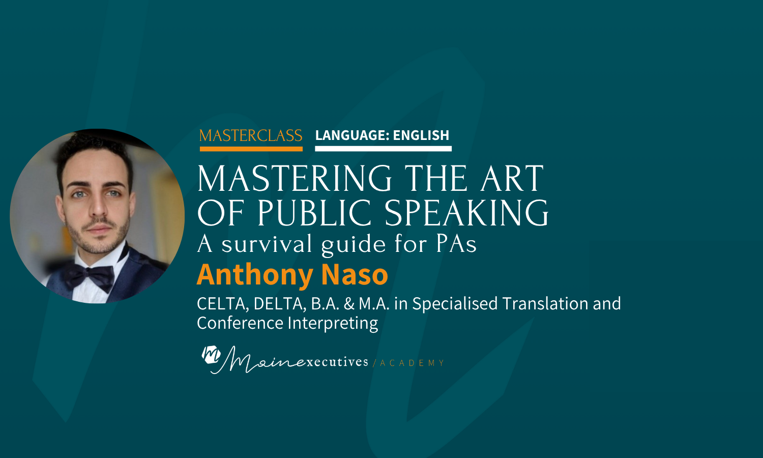 Mastering the Art of Public Speaking